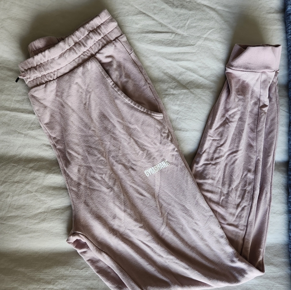 . Gymshark Pink Joggers. Sz Medium